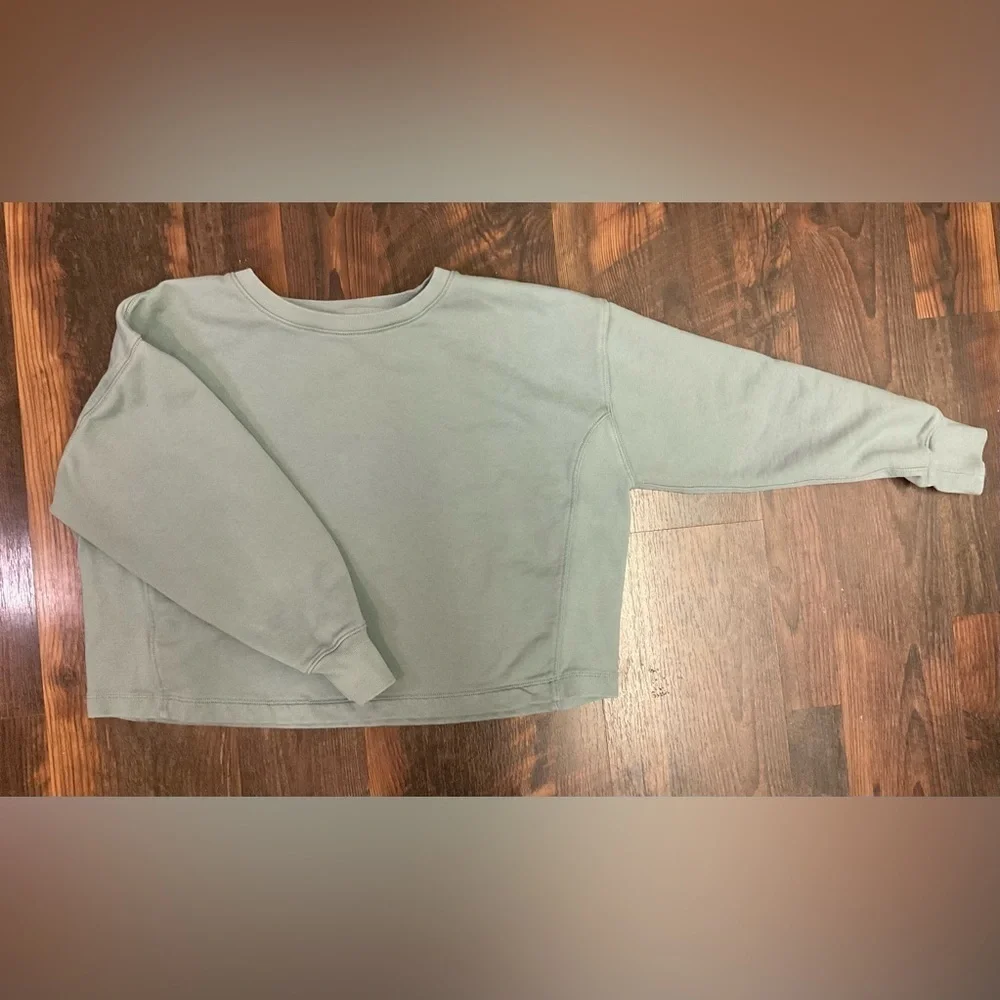 J Crew University Cropped Sweatshirt Sz XS